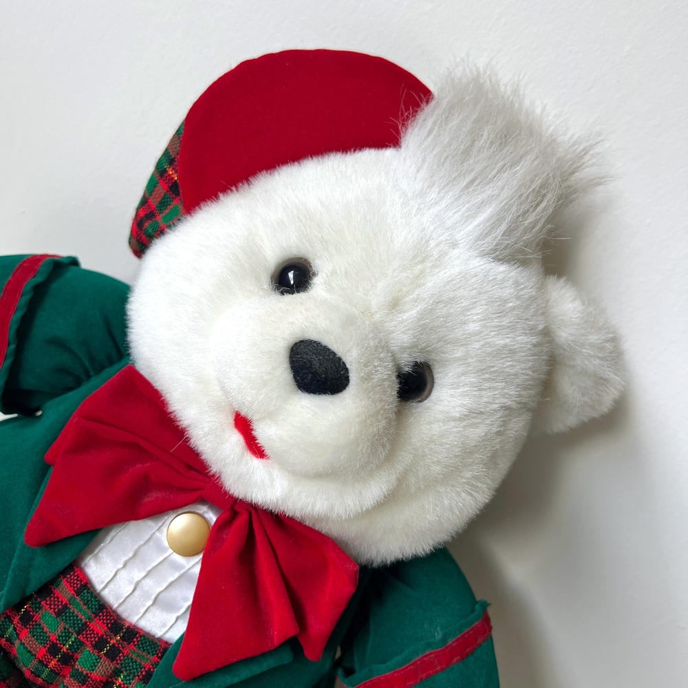 Kmart 1993 Christmas Carol 150th Anniversary Plush Bear w/ Tags 17"